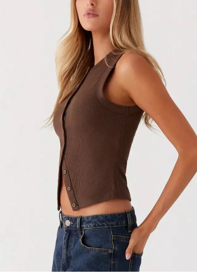 גופיית קרופ עם כפתורים