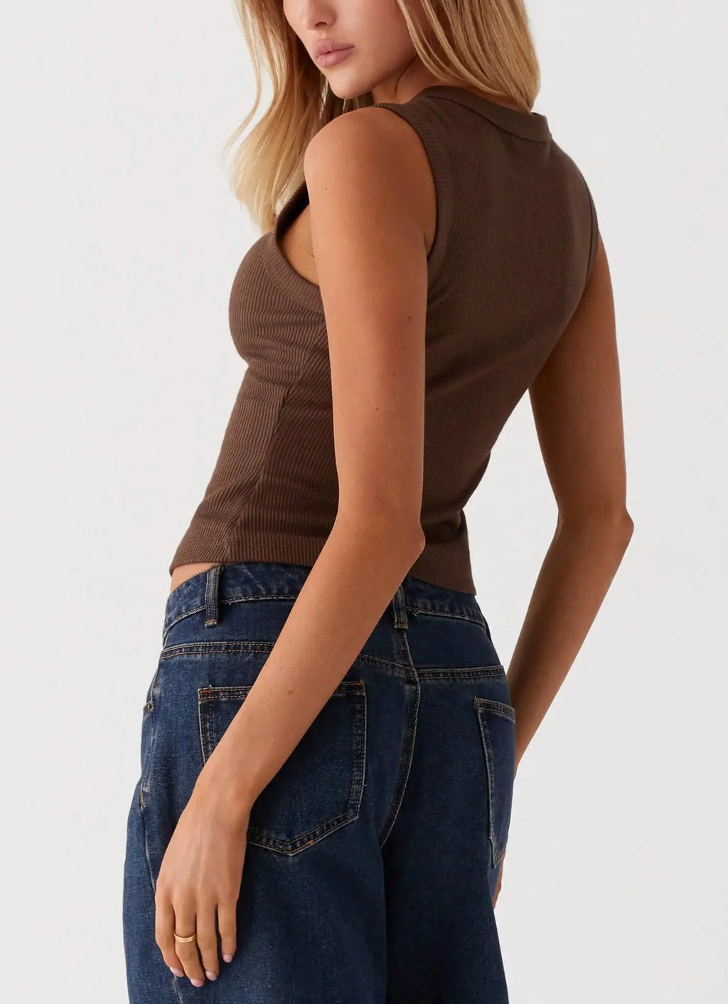 גופיית קרופ עם כפתורים