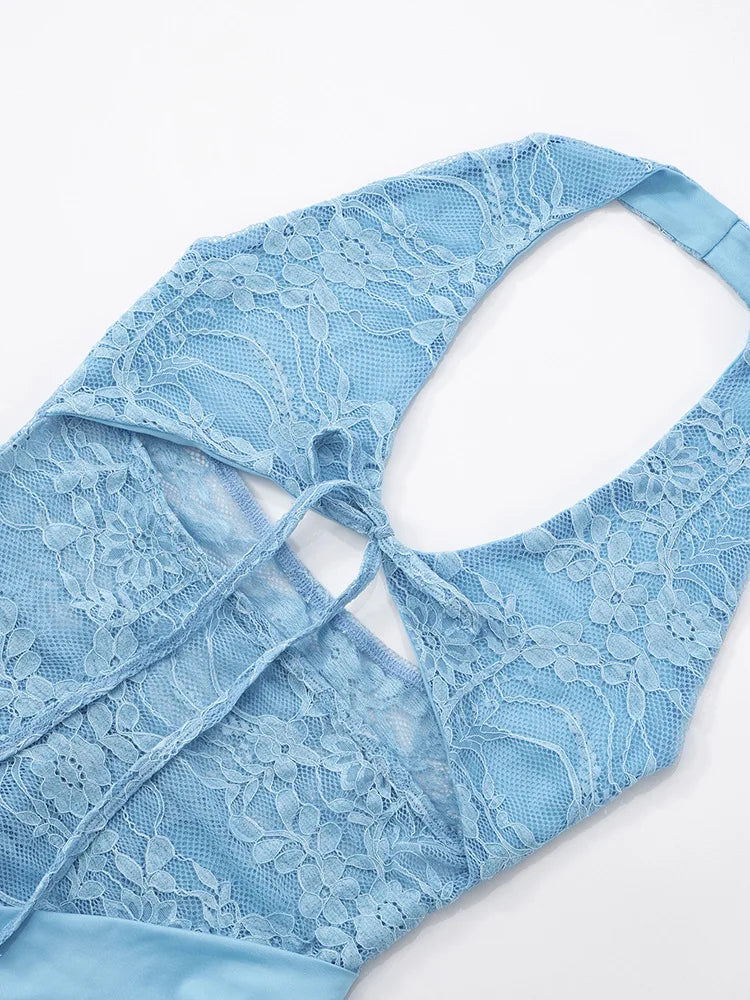 שמלת מיני בשילוב תחרה- שלי