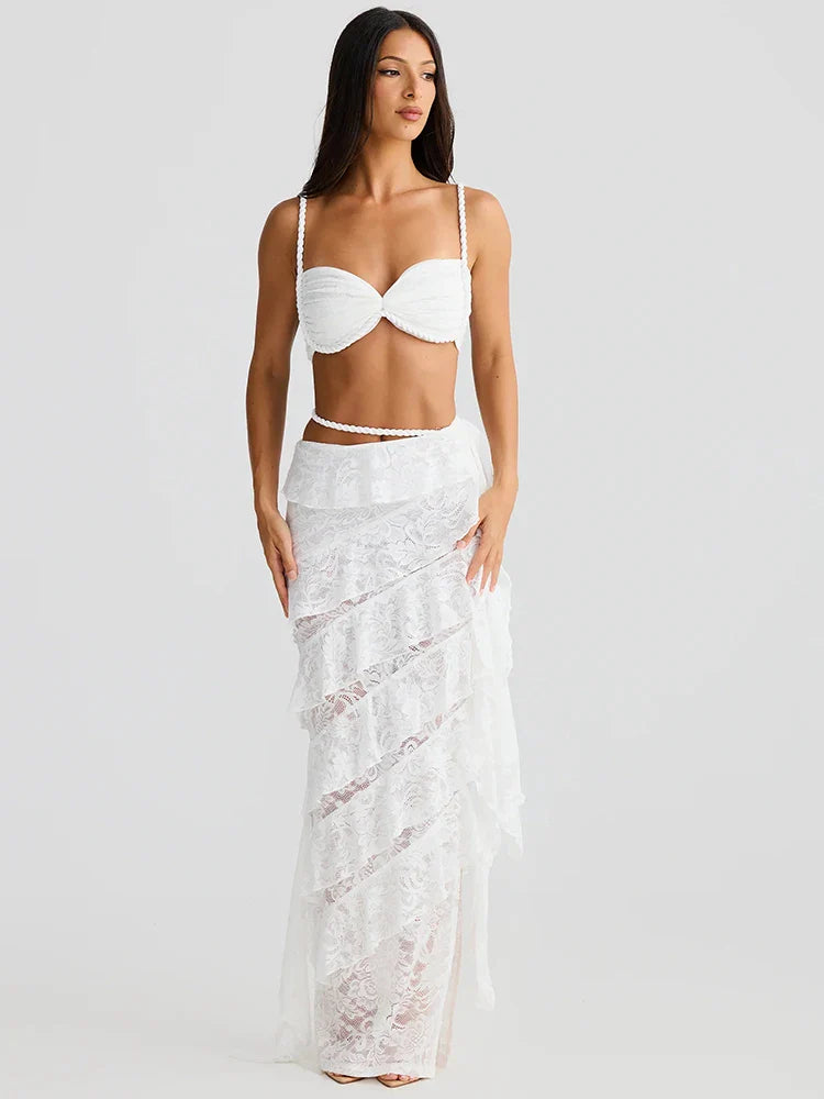 סט תחרה אלגנטי 2 חלקים- קולין