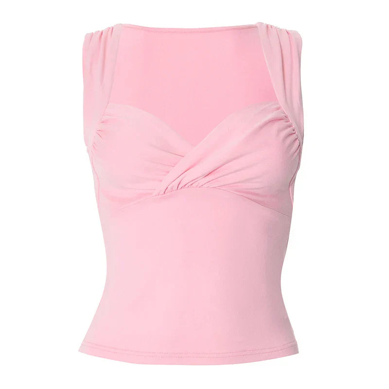 טופ קז'ואל עם קפלים