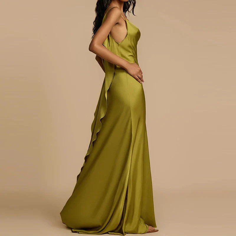 שמלת סאטן- סופיה