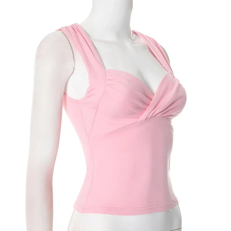 טופ קז'ואל עם קפלים