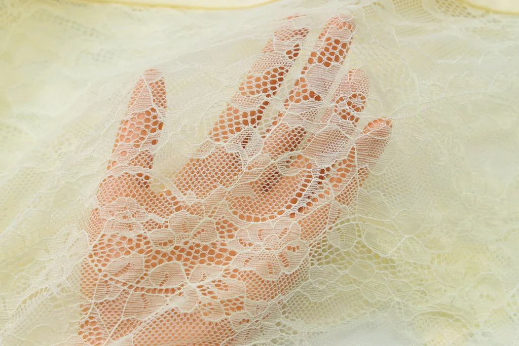 שמלת מקסי בשילוב תחרה- רובי