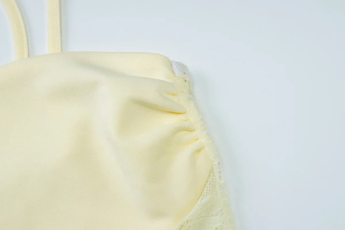 שמלת מקסי בשילוב תחרה- רובי